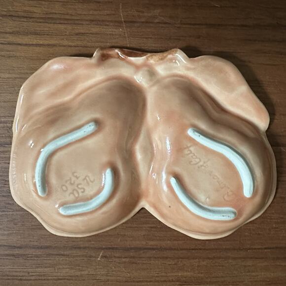 3 Vintage Pear Dishes Belmar By California Pottery - Picture 3 of 4